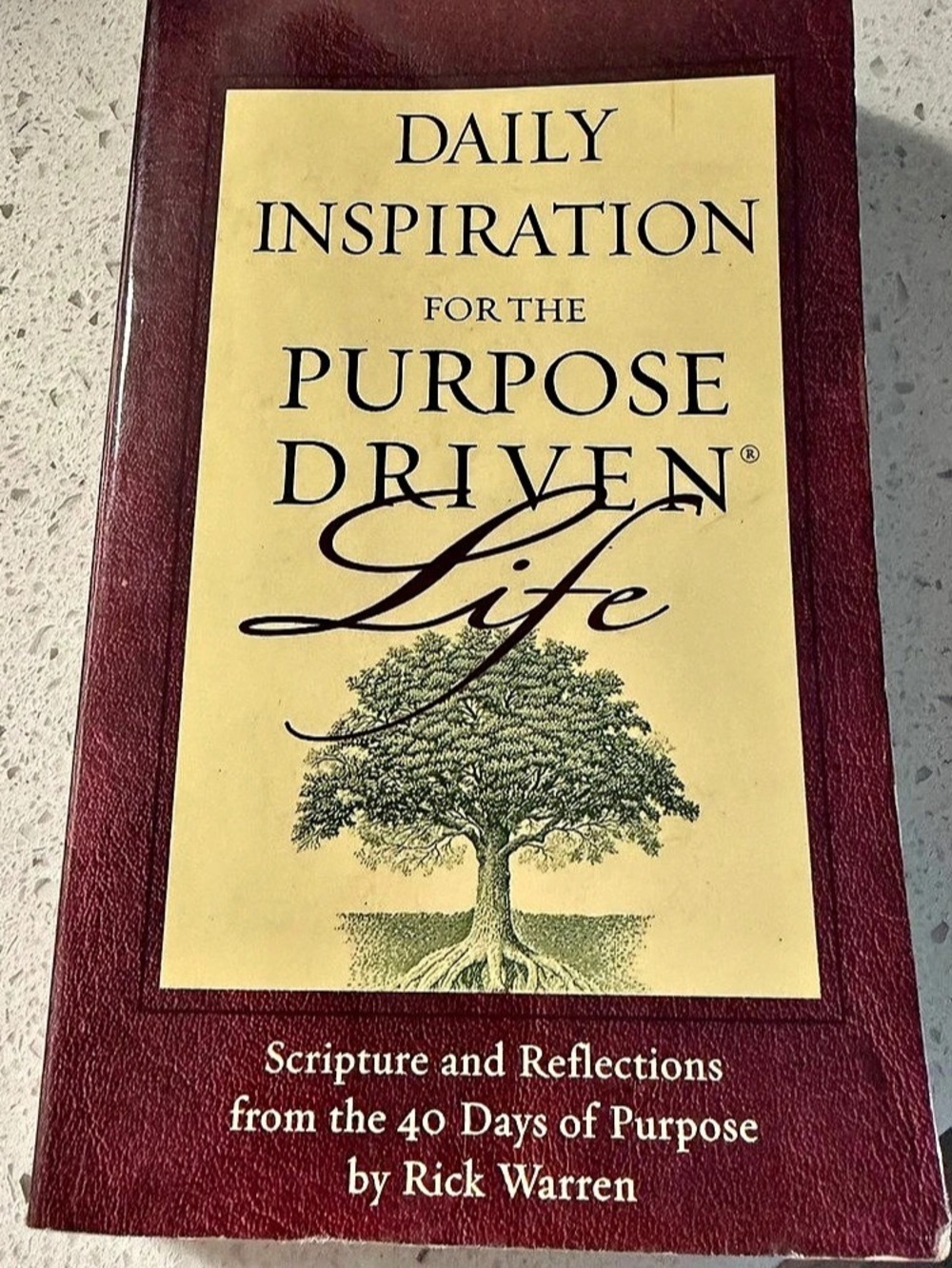 Zondervan Daily Inspiration for the Purpose-Driven Life Devotional Book